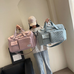 旅行包大容量住宿健身收納包幹濕分離可摺疊短途出差行李袋便攜包