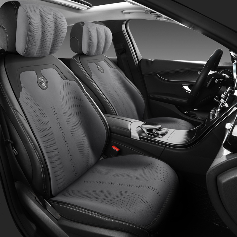 23年新款翻毛皮馬鞍墊多件套汽車座墊防滑免捆綁汽車坐墊一件代發