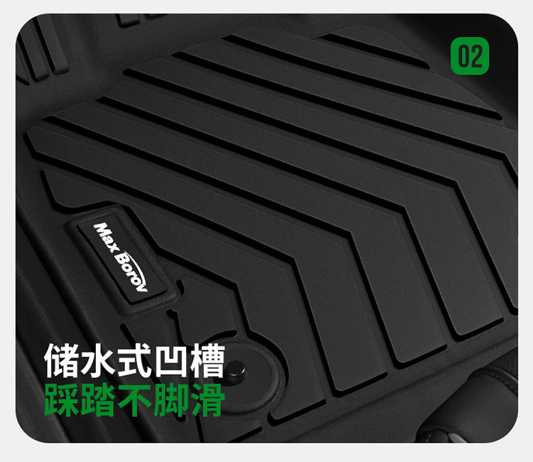 Suitable for Audi Tpe Car Floor Mats A6La4Lq5La3A5La7L Two- and Three-Box Models Q3Q6Lq5Q7Q8 Car Floor Mats E