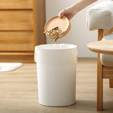 家用垃圾桶卫生间日式简约客厅办公室卧室无盖大号时尚收纳筒纸篓