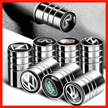 汽车轮胎气嘴帽气门嘴盖电动摩托车胎芯套冒金属防尘保护盖帽通用