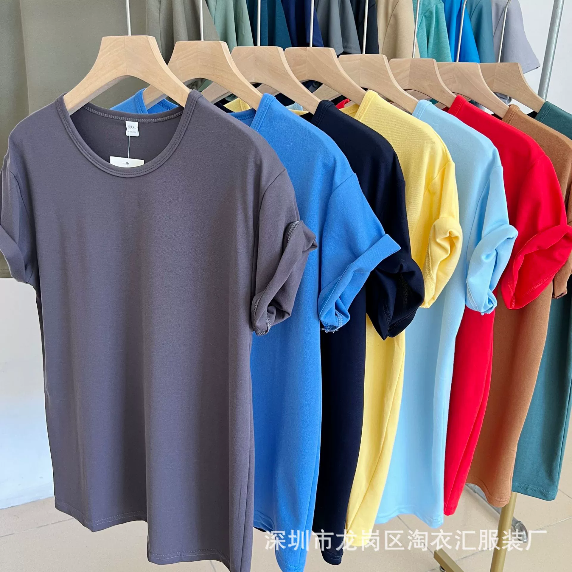 24 товара для уличных ларьков, экспортная распродажа, остатки модных брендовых мужских футболок с коротким рукавом, оптовая продажа летней одежды с коротким рукавом