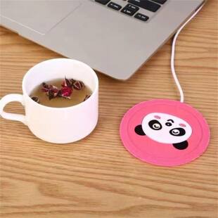 Creative cartoon non-slip handheld glass PVC, keeps constant temperature