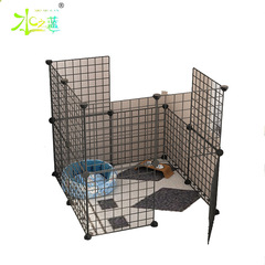 Cat cage pet fence free assembly dog house small and medium dog fence home indoor dog cage
