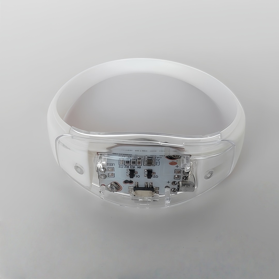 Silicone control acústico inducción LED fluorescente barra de luz nocturna pulsera de apoyo proveedor directo