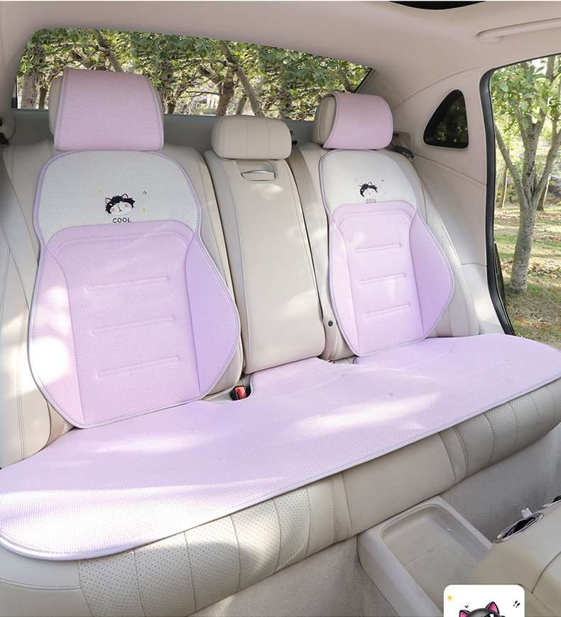Car Seat Cushion, Suitable for All Seasons, Light Luxury and High-End Feel, Seat Cushion Cover, Single Driver's Seat Fabric Cushion