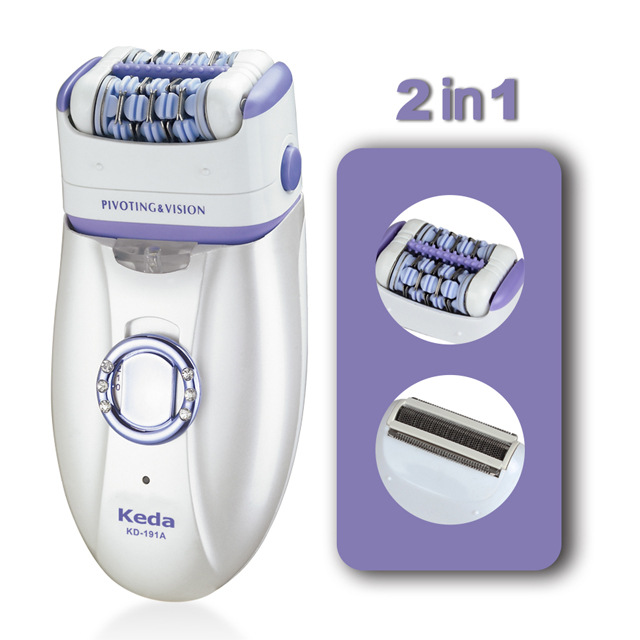 科达KD-191A 充电式防水 电动剃毛器拔毛器带LED灯配USB充电线