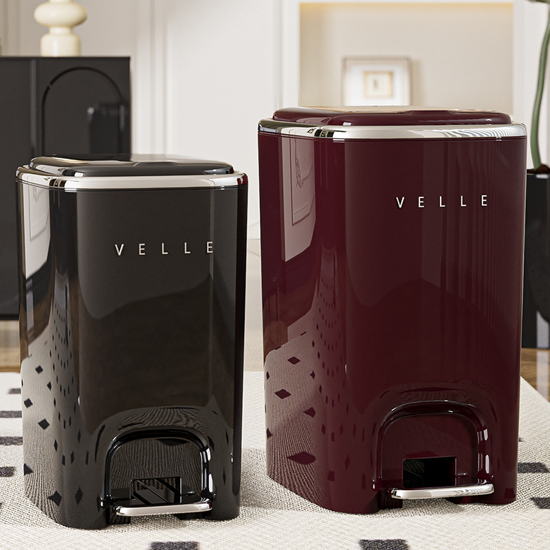 Salón de estar casero pie pie basurero inodoro casero pie cocina de alta capacidad pie cubierta cubierta cubierta cubierta al por mayor