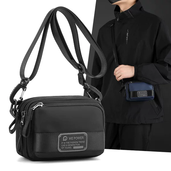 WEPOWER New Men's Crossbody Bag Backpack Lightweight Simple Shoulder Bag Mini Casual Waist Bag