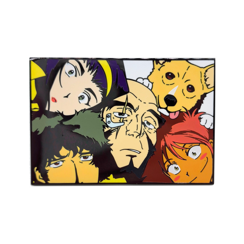 Star Cowboy brooch Cowboy Bebop bounty hunter metal badge schoolbag decoration pins Star Cowboy brooch Cowboy Bebop bounty hunter metal badge schoolbag decoration pins