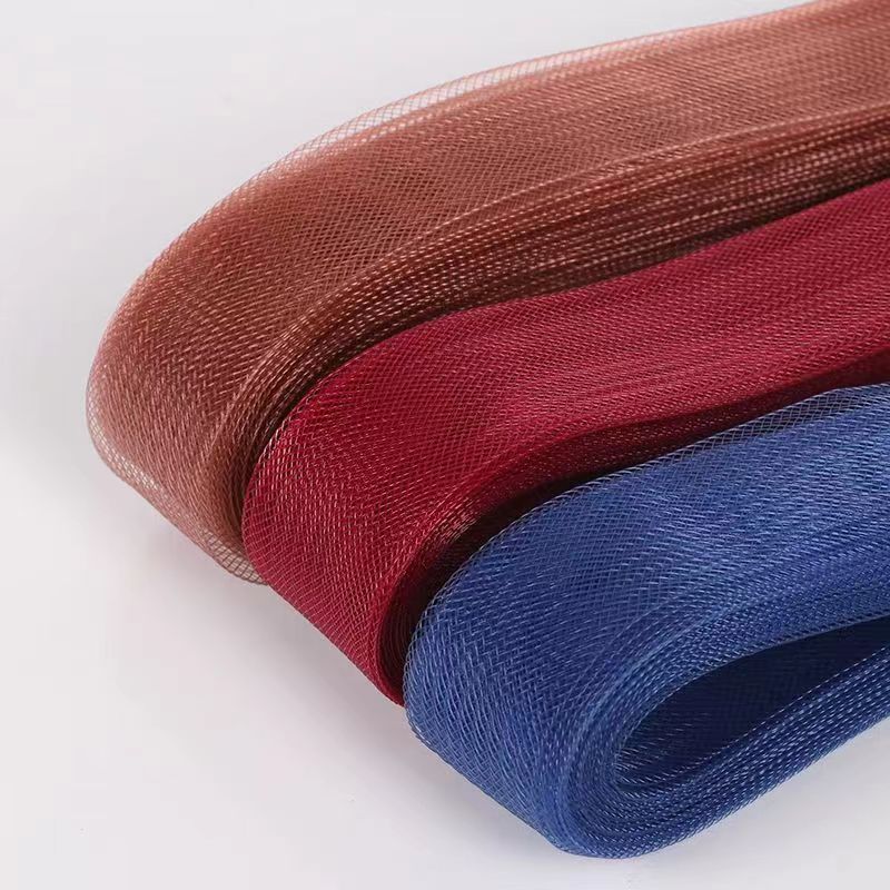 2-6cm鱼骨弹力网婚纱定型拉丁舞服饰裙边礼服马尾裙撑批发花边