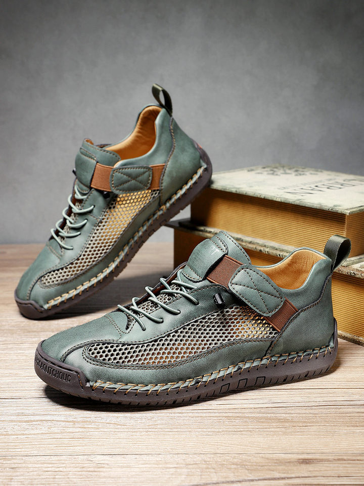 Giày thể thao lưới thoáng khí unisex form rộng phong cách năng động — 9889 màu kaki, 9889 màu trắng, 9889 màu xám, 9889 xanh da trời chi tiết 33