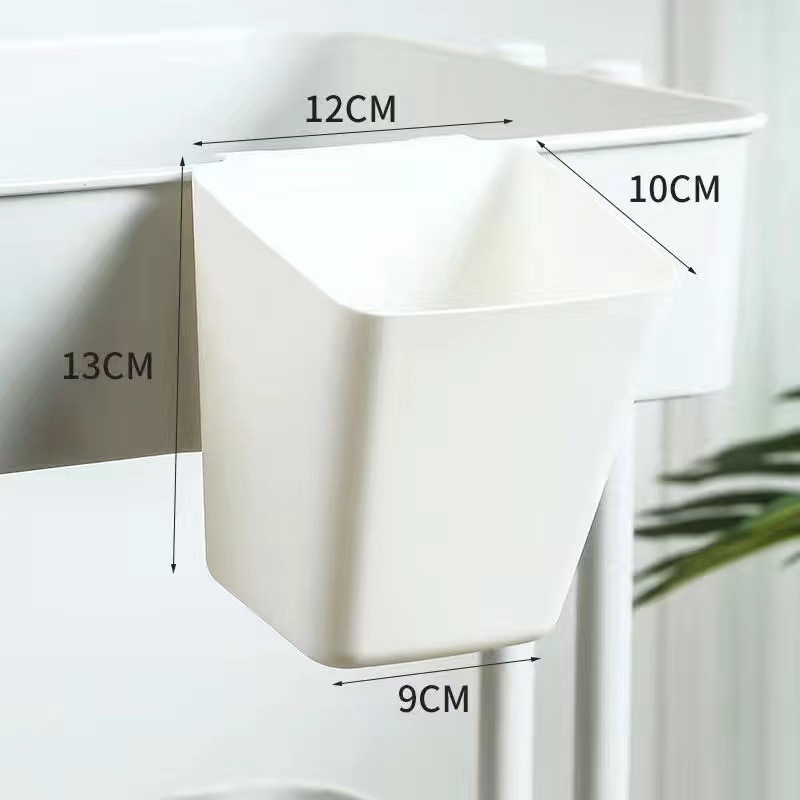 Estante de almacenamiento de carro piso cocina baño Baño móvil bebé suministros dormitorio estante de almacenamiento al por menor