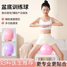 25厘米瑜伽小球瑜伽普拉提球盆底肌训练球产后运动防爆麦管球吸管