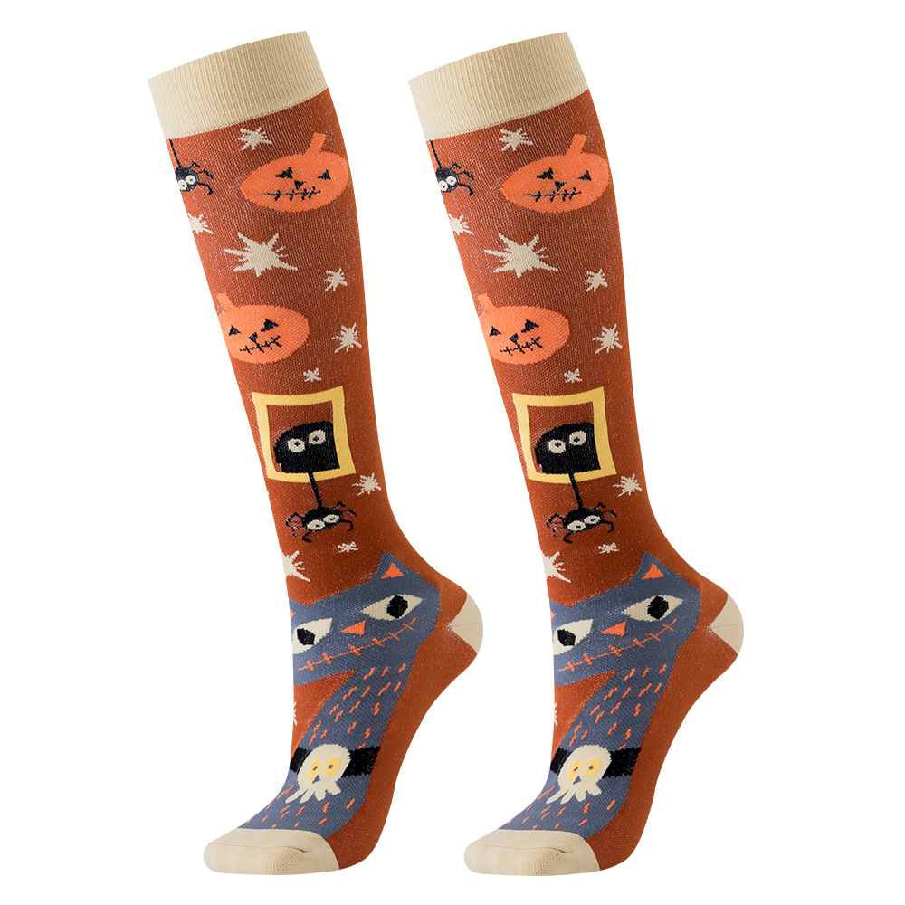 Calcetines de compresión de Halloween
