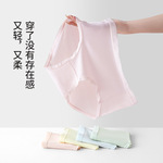 莫代尔内裤女柔软透气亲肤纯色软糯糯清新透气少女7A抗菌无痕内裤
