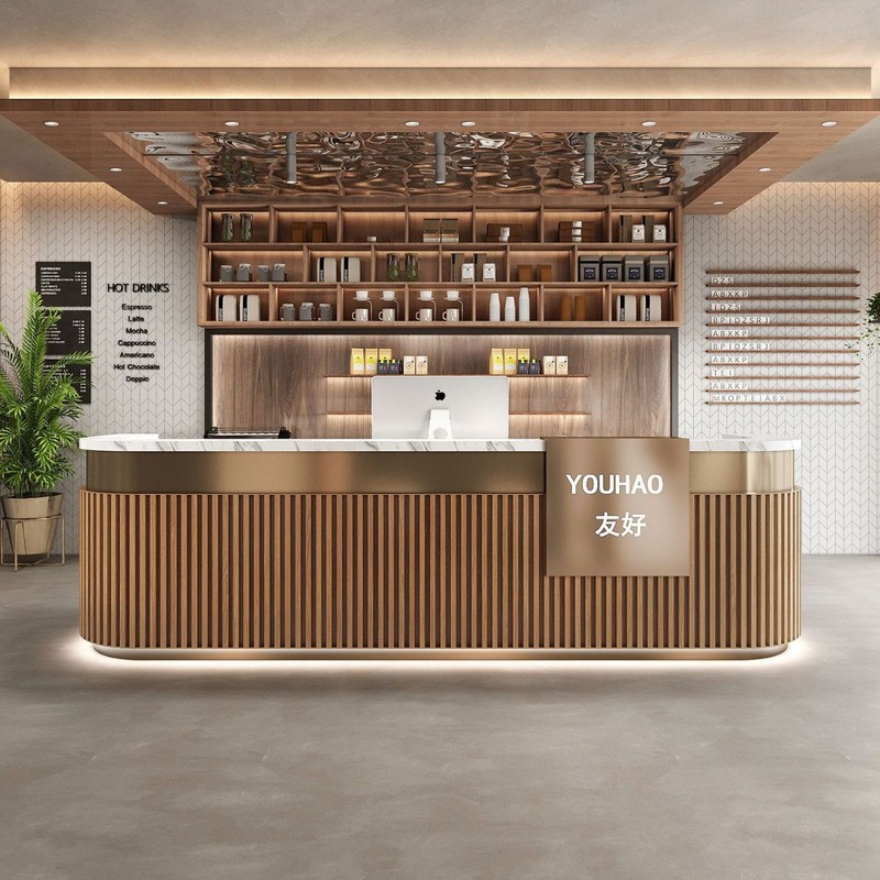 咖啡店酒吧收银台蛋糕店奶茶店餐厅前台健身房瑜伽馆接待台吧台|undefined