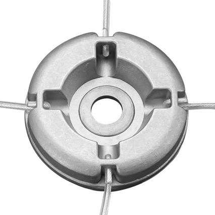 Cross-border thickened aluminum disc, aluminum alloy trimming head, trimming disc, garden tool accessories, chain saw type lawn mower, in stock