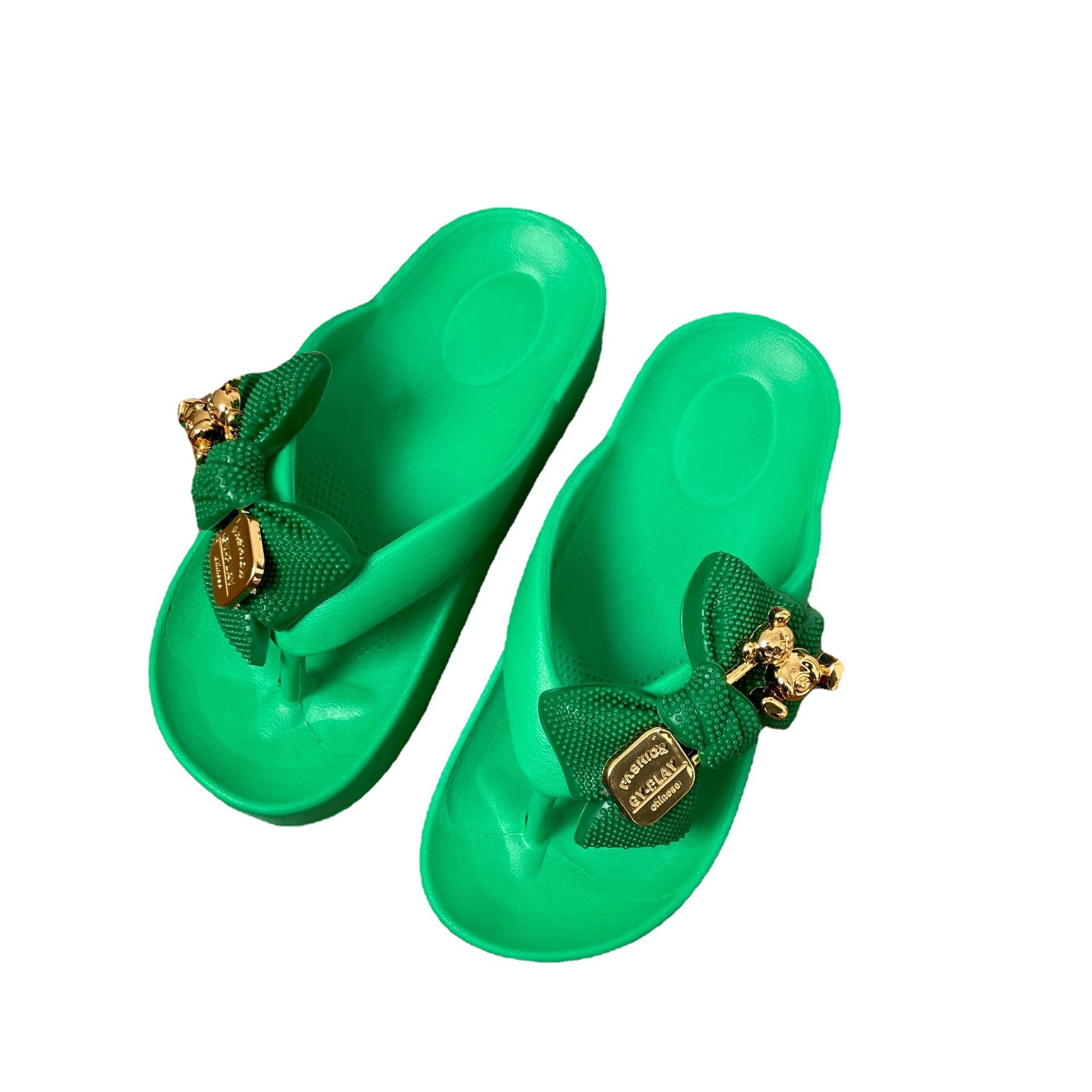 Deodorized slippers with butterfly platform, (Cross-border trading), wholesale