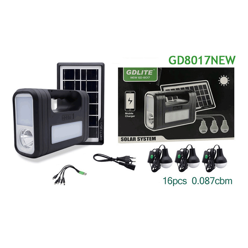 Sistema de iluminación solar, banco de energía solar, luz de camping, farola transfronteriza, especialmente diseñado para luces portátiles y linternas