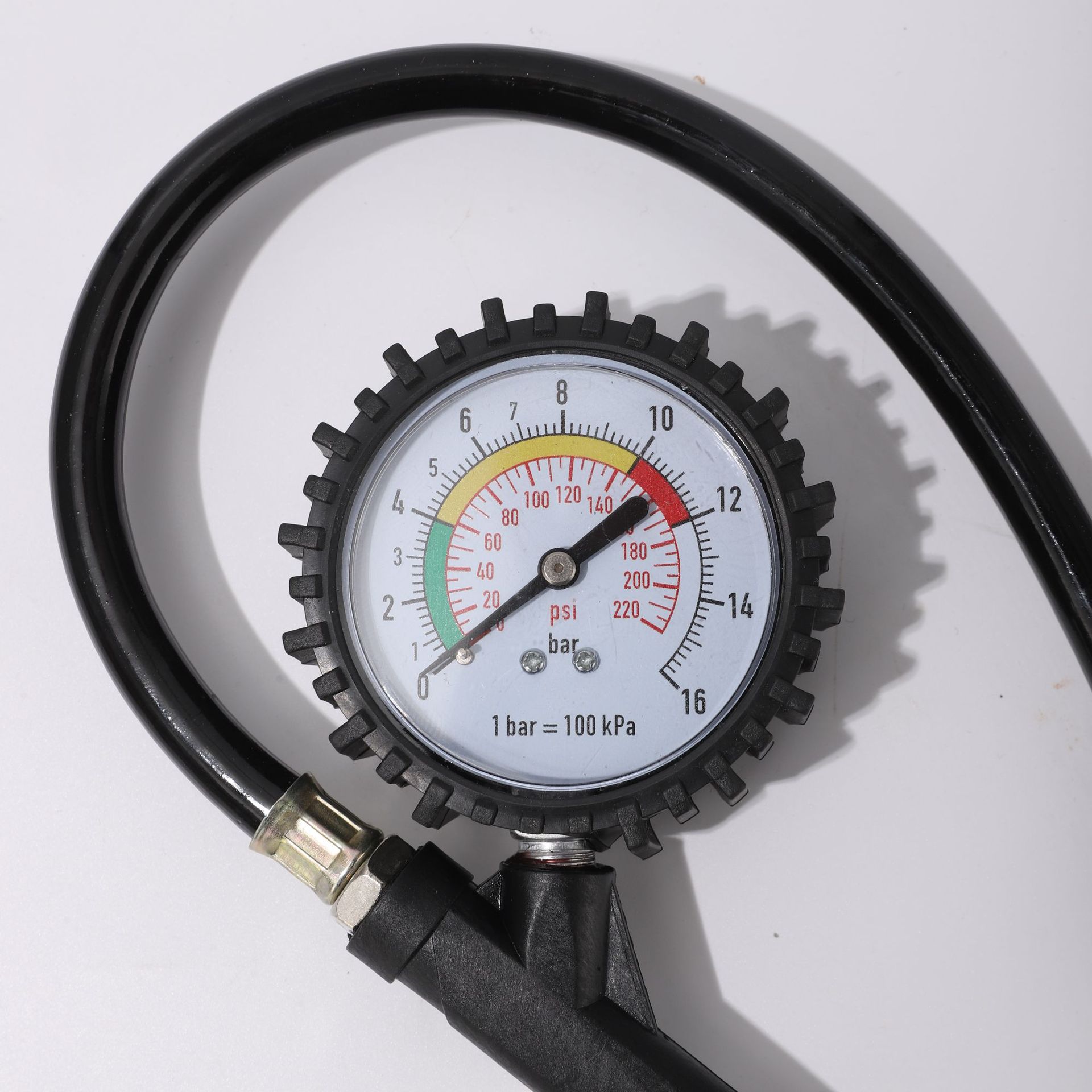 New High-Precision Tire Pressure Gauge Digital Display Pressure Meter for Car Tires, Oil-Immersed Tire Pressure Gauge, Air Inflation Gauge