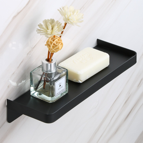 No punching bathroom mobile phone holder toilet tray rack extended stainless steel paper towel holder storage rack in public places