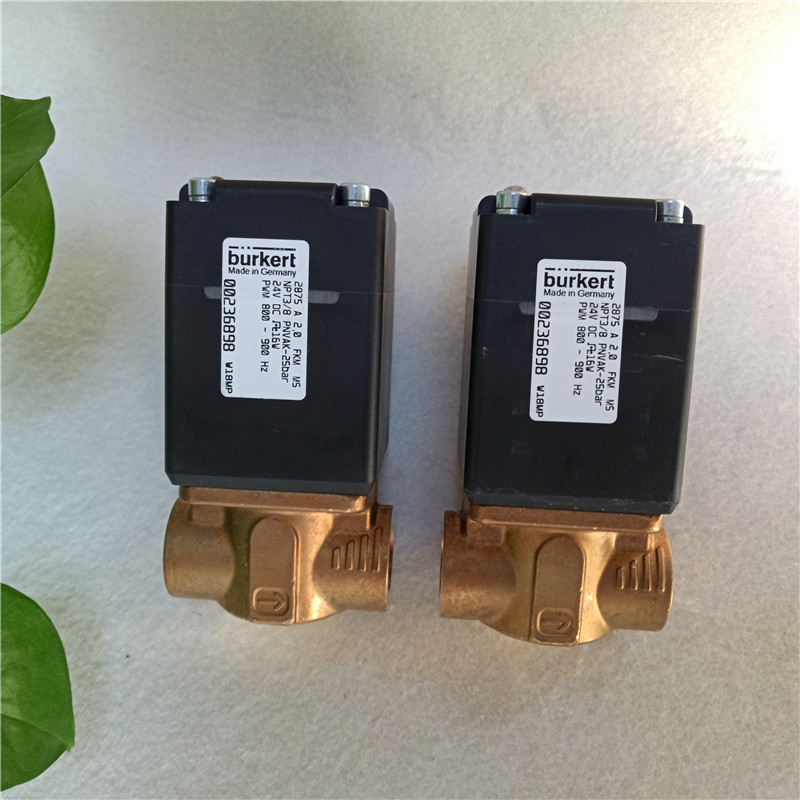 burkert 宝德2875 比例电磁阀黄铜NPT3/8*DN2,-1~25bar,00236898