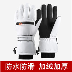 滑雪手套男冬季户外骑行保暖加绒加厚触屏防寒防泼水电动车手套女