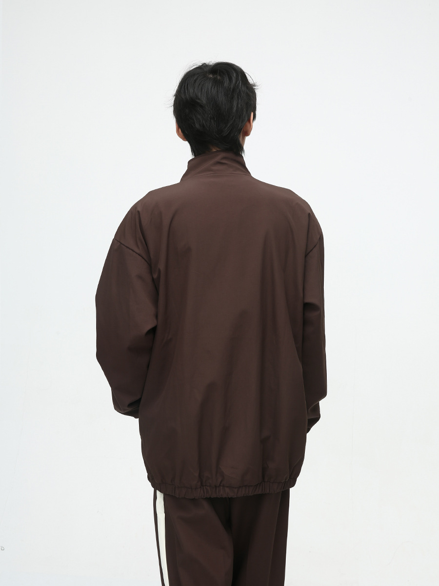 Mtlclothes ropa de los hombres | 2023 otoño nuevo estilo deportivo americano contraste color costura diseño casual traje moda