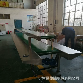 工作桌皮带输送机产品分拣包装流水线传送带工作台输送带