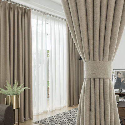 a living room bedroom household shading curtain Northern Europe Simplicity atmosphere 2021 new pattern curtain Windows thickening heat insulation