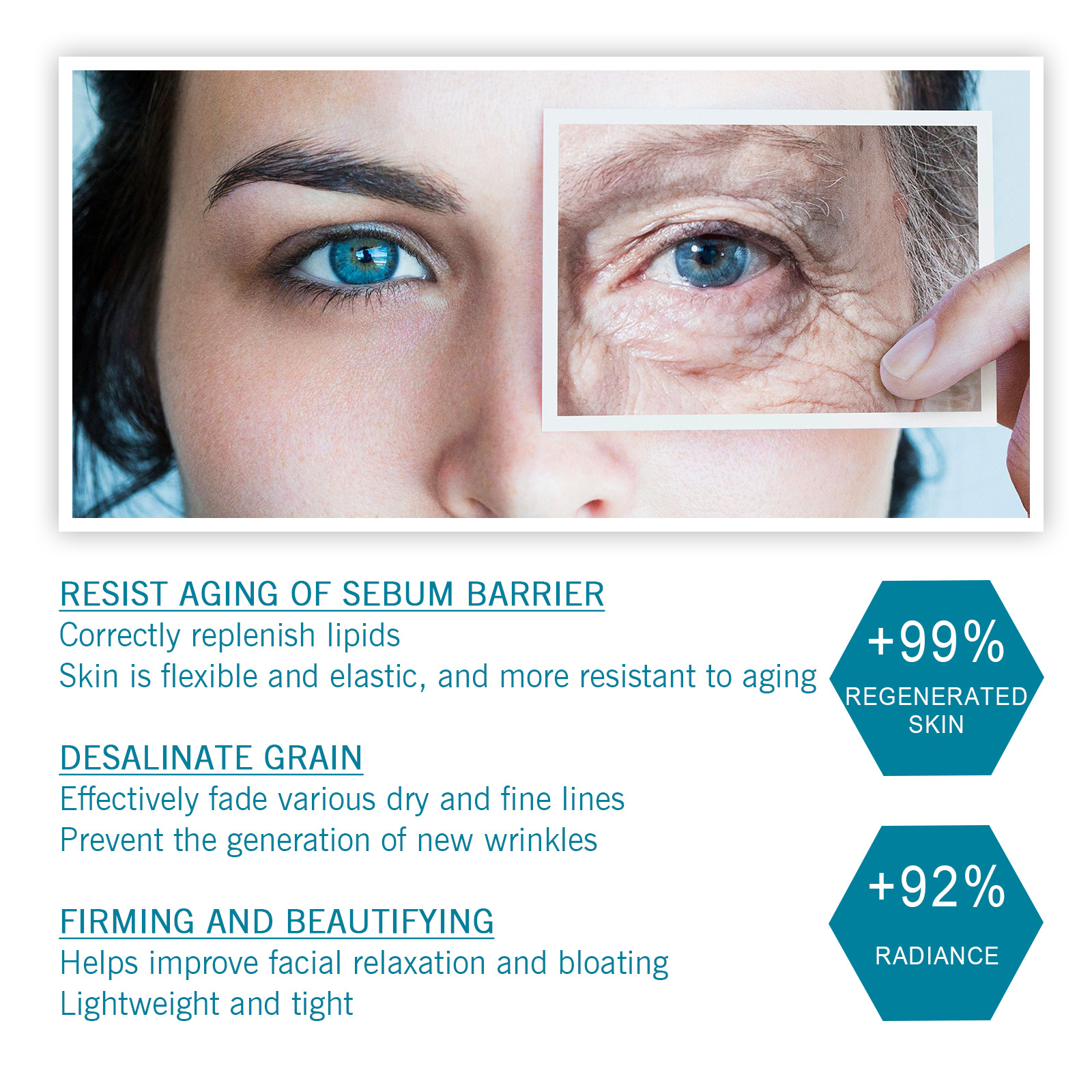 EELHOE anti-aging reduces wrinkles, bags, black eye circles, moisturizes, tightens, resists wrinkles and brightens skin_voghion.com