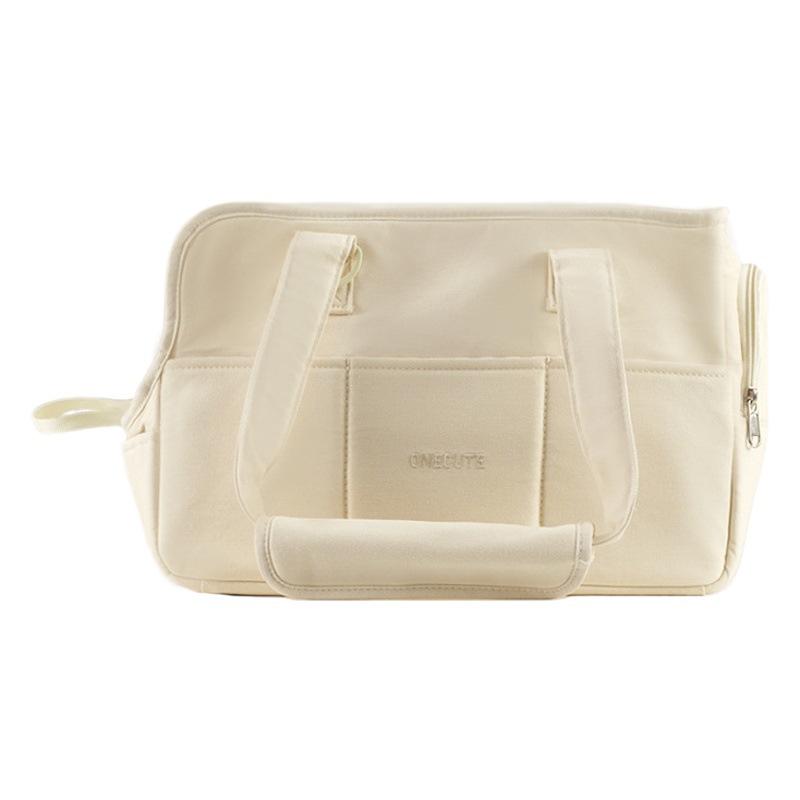 En stock Corea del Sur pequeño perro bolsa de salida mascota gato bolsa pequeño perro portátil hombro bolsa de mensajero portátil