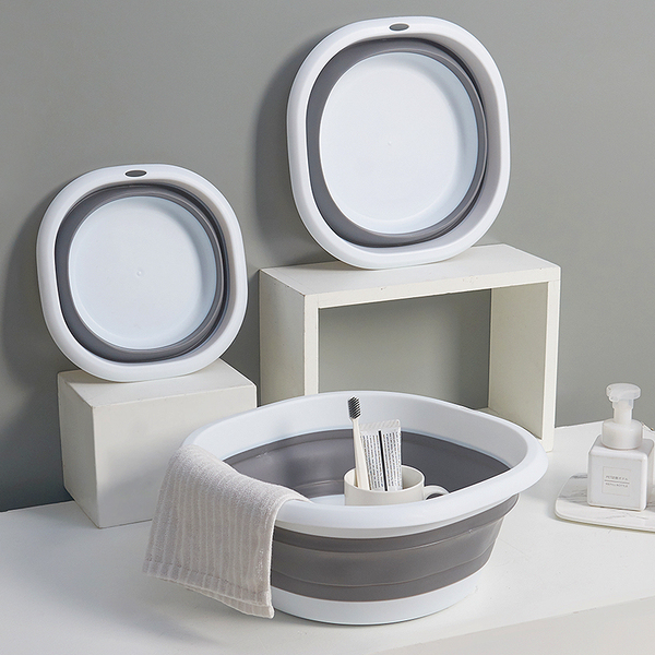 Foldable plastic capacious handheld washbasin for students for home…