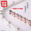 aluminium alloy curtain track Curved track Type U Mute Windows Bend pulley Slide Mono guide curtain rod