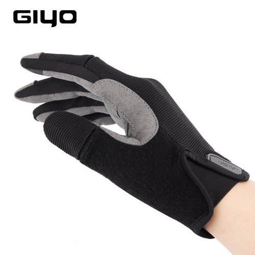 GIYO bicycle gloves, mountain bike touch screen gloves, windproof and warm men's and women's autumn and winter gloves S-05 cycling equipment