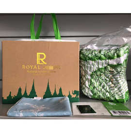 正品泰国Royal皇家一代乳胶枕头天然泰国橡胶按摩安眠一件代发