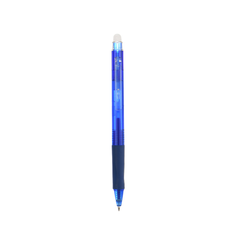 Presione el bolígrafo borrable personalizado 0.7mm azul cristalino fricción térmica borrable magia borrable LOGO bolígrafo personalizado