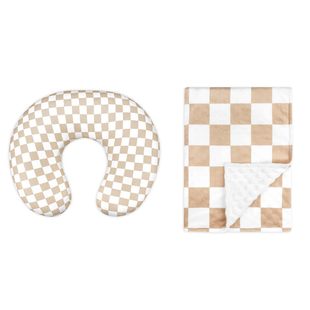 Cross-Border Baby Nursing Pillow Muslin Crepe Gauze Pillowcase Elastic U-Shaped Baby Learning Pillow Removable Pillowcase