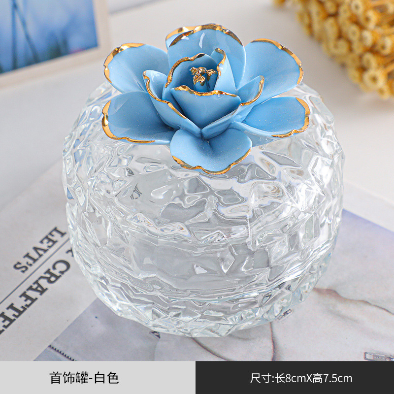 Flor Gesang (azul) patrón de diamante