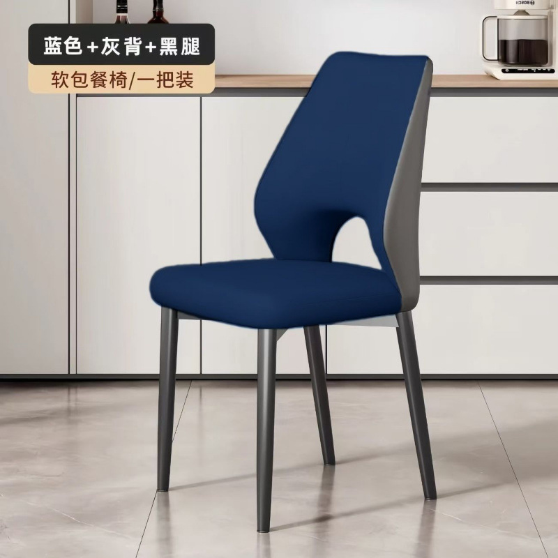 세련된 블루 카본 스틸 프레임