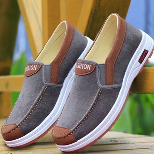 Non-slip wear-resistant old Beijing cloth shoes men's shoes lightweight breathable canvas shoes comfortable soft work shoes