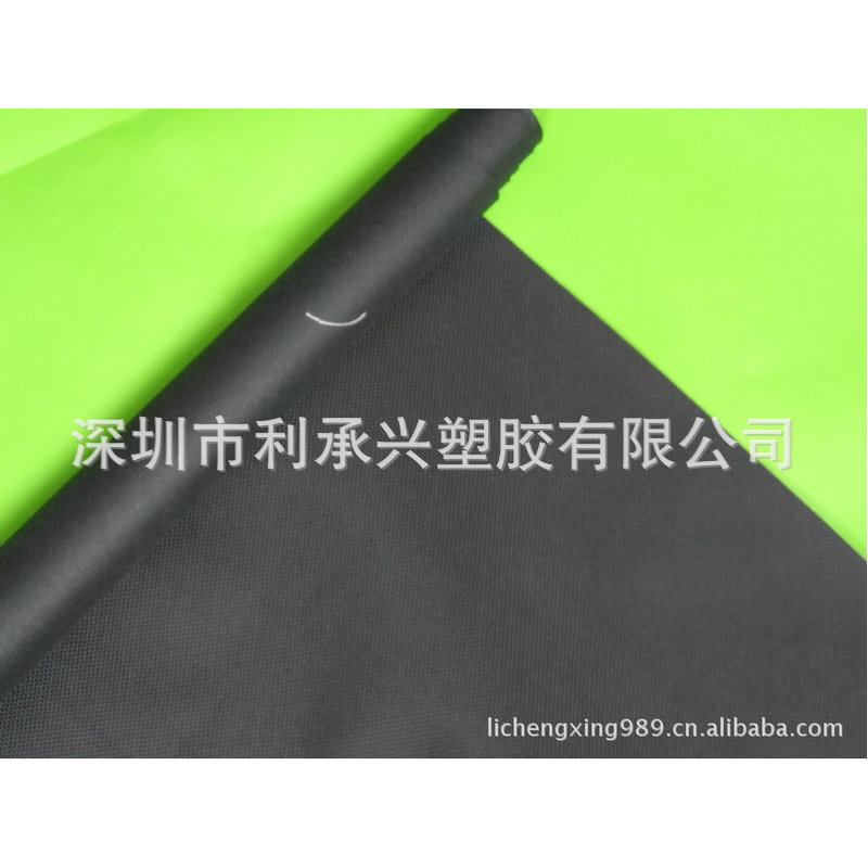 厂家供应黑色仿1680D染色布料