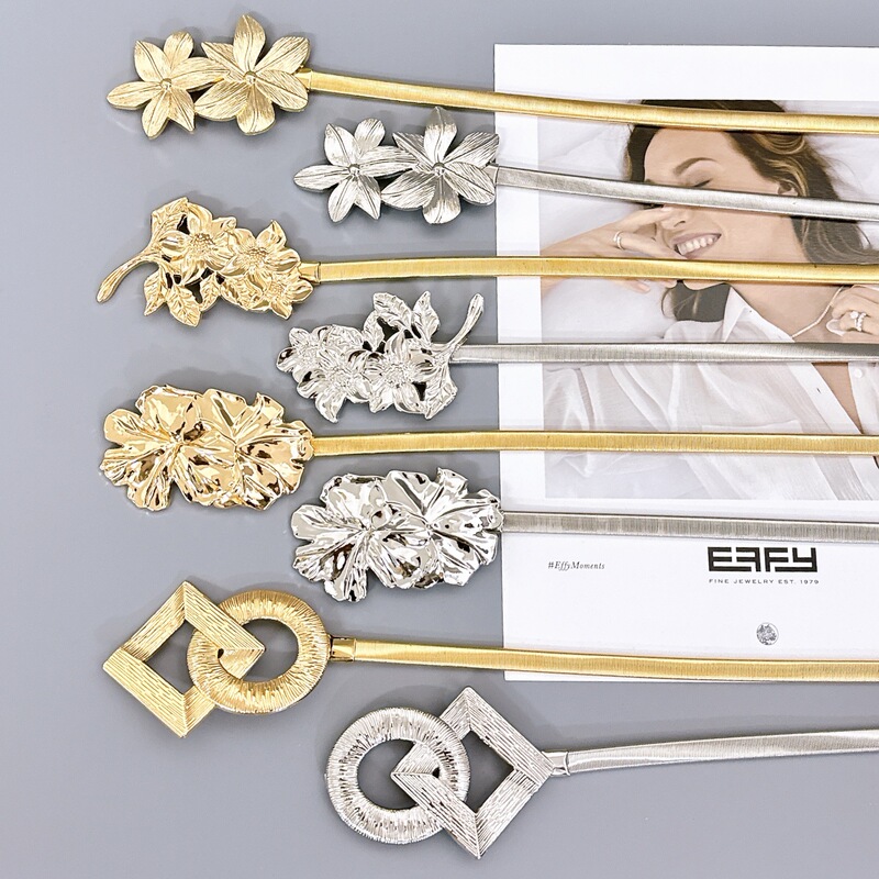 Light Luxury Versatile Dress with Elastic Waistband, Women's Clothing Accessory, Elegant Elastic Metal Spring Waist Belt