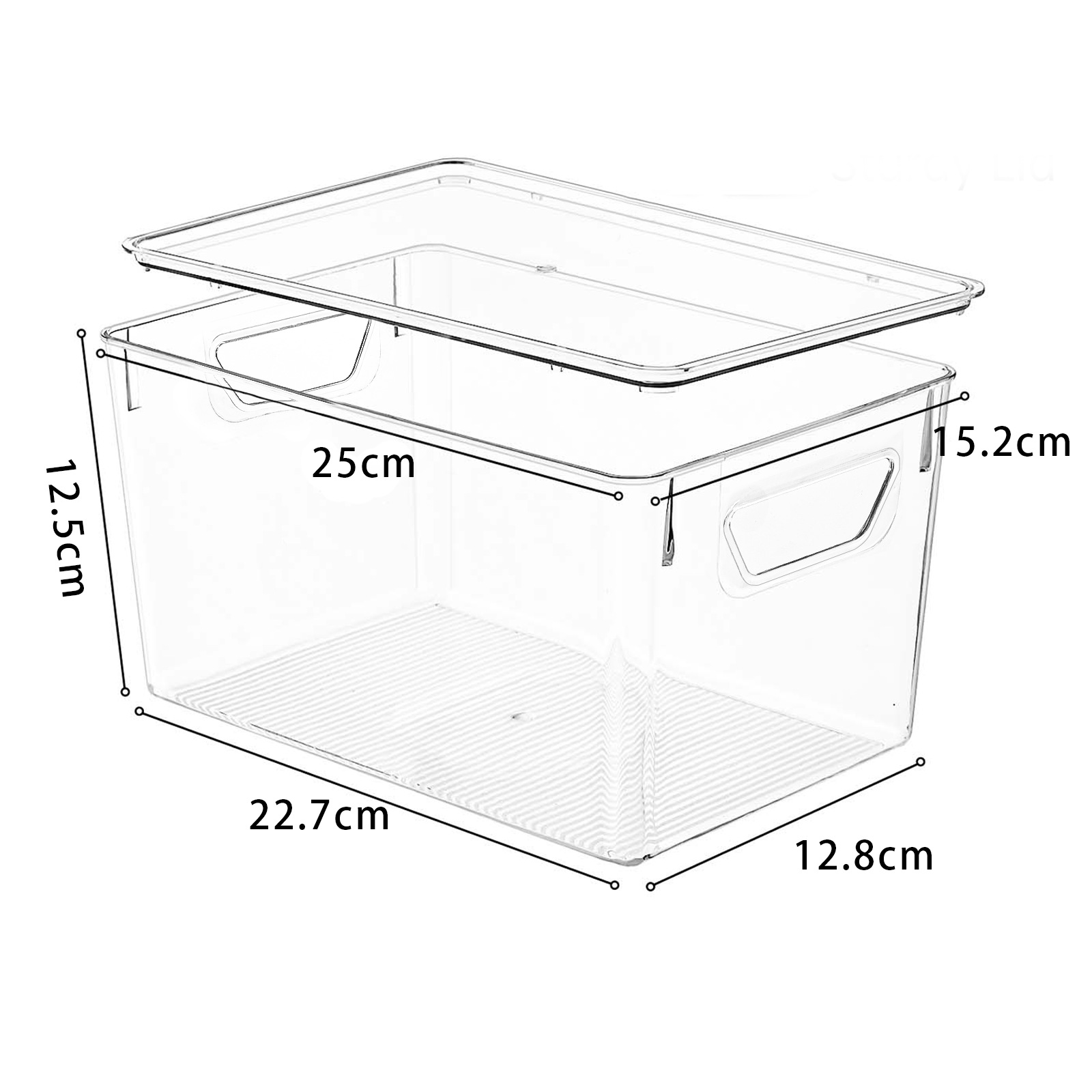 사각 중형 뚜껑 포함 [25*15.2*12.5]