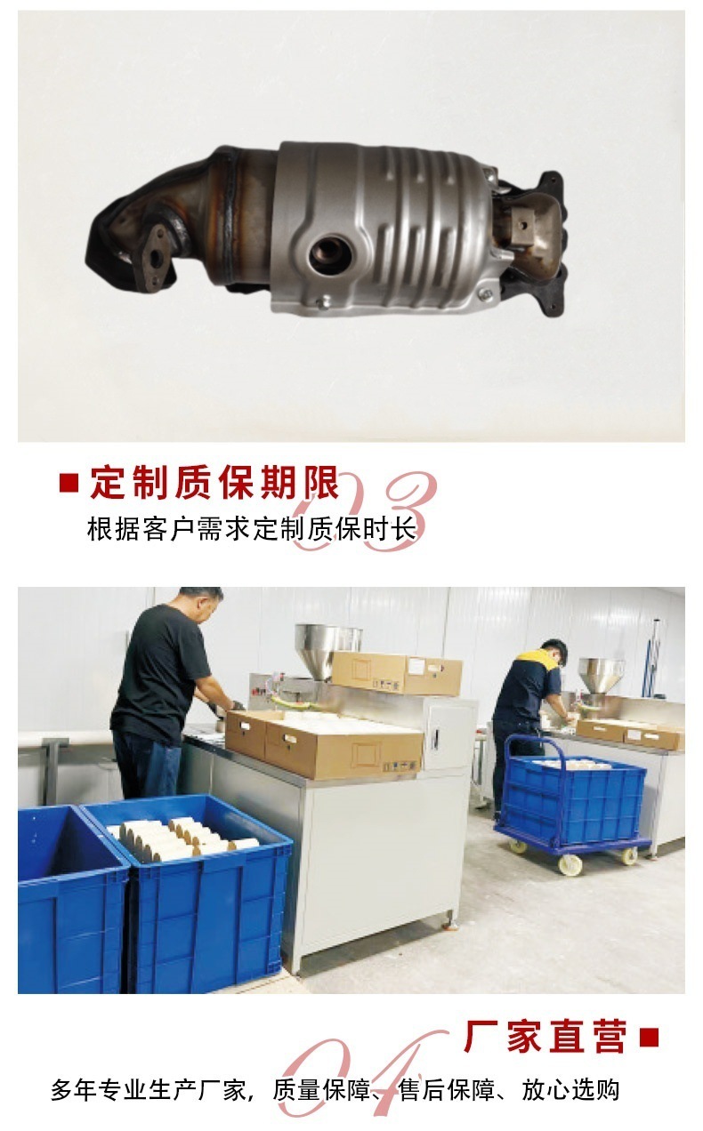 Three-Way Catalytic Converter Is Suitable for Accord 2.02.4 Odyssey Racing Type Deodorizing New Year Review Car Three-Way Catalytic Converter