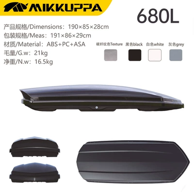 Drilling Required, Roof box