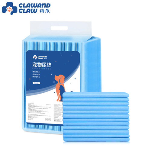 Meizhao Pet Urine Pad for Cats and Dogs, Potty Training Pad Leak-Proof, Thick Diaper, Medium Size M, 50 Pack
