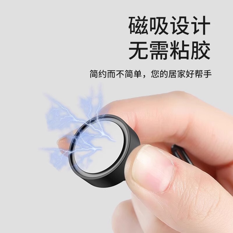磁吸挂钩强磁磁铁冰箱边侧吸铁磁吸钩子门后壁挂磁性无痕磁力粘钩|undefined