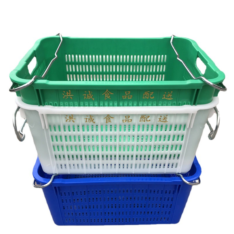 东莞现货农业基地物流筐水果配送箩筐 蔬菜周转筐 铁耳周转箩框